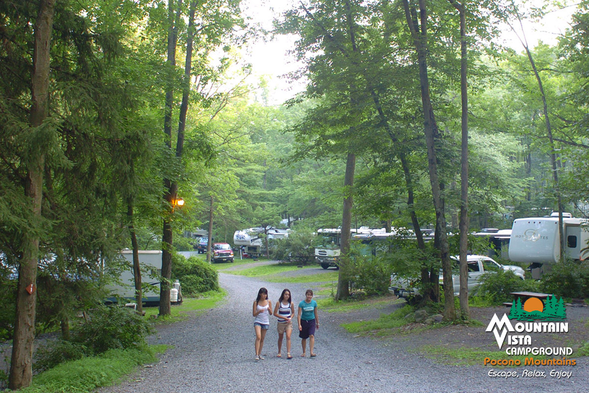The Campground Spacious Sites RVs Family Fun Poconos