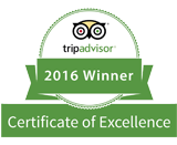 TripAdvisor Certificate of Excellence