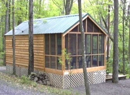 Cabin Camping Mountain Vista Cabin Camping In The Pocono Mountains