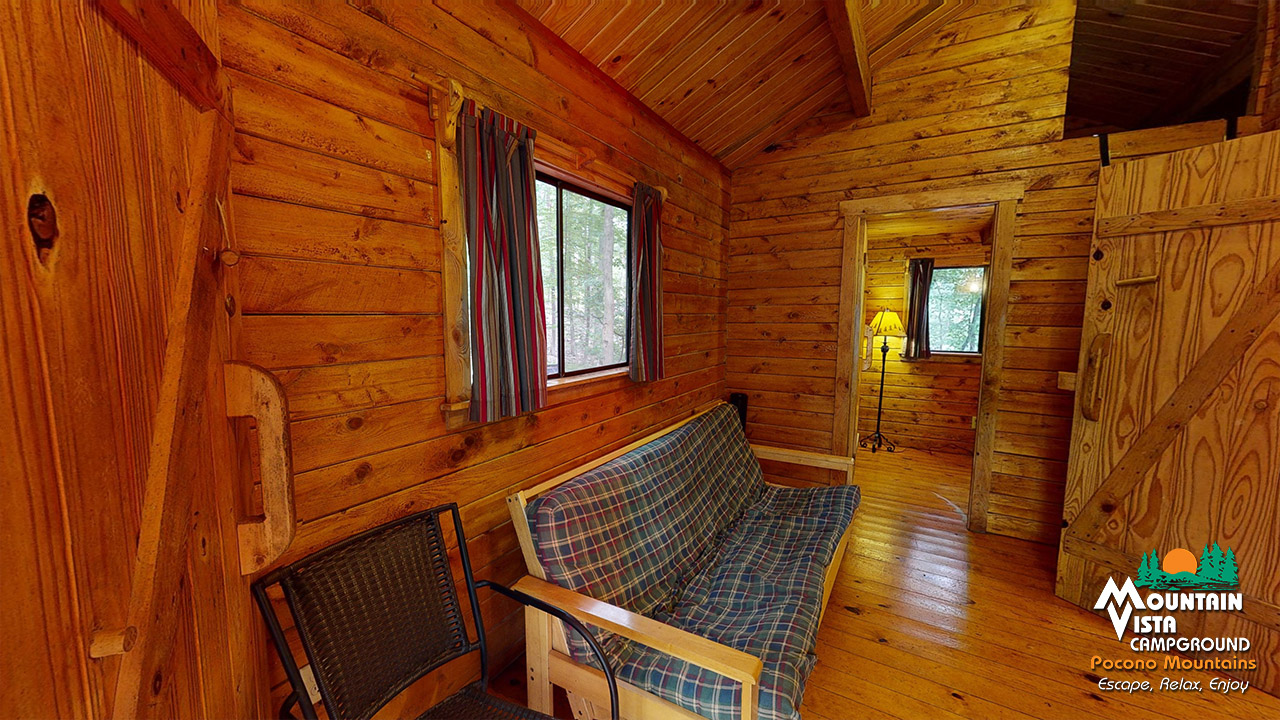 TWO ROOM CAMPING CABIN