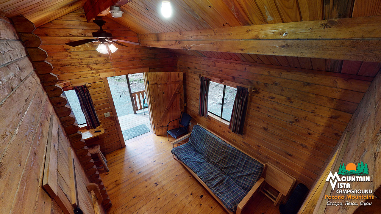 TWO ROOM CAMPING CABIN