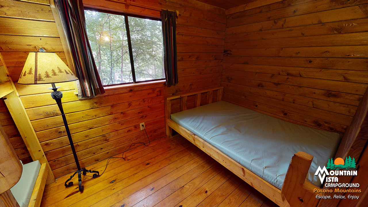 TWO ROOM CAMPING CABIN
